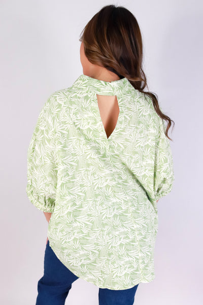 Jeans Warehouse Hawaii - S/S PRINT WOVEN TOPS - FLOW & BUTTON-UP TOP | By VERY J