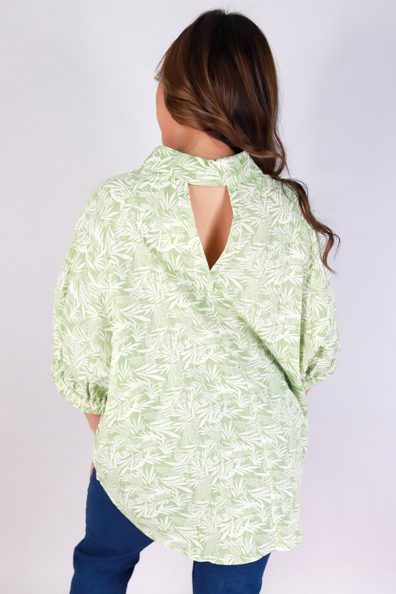 Jeans Warehouse Hawaii - S/S PRINT WOVEN TOPS - FLOW & BUTTON-UP TOP | By VERY J