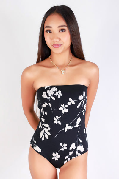 Jeans Warehouse Hawaii - Bodysuits - BLOOM WITH EASE BODYSUIT | By PAPERMOON/ B_ENVIED