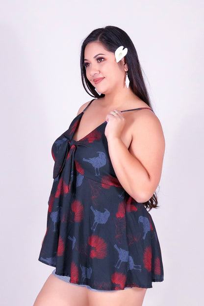 IIWI BIRD TIE FRONT TOP