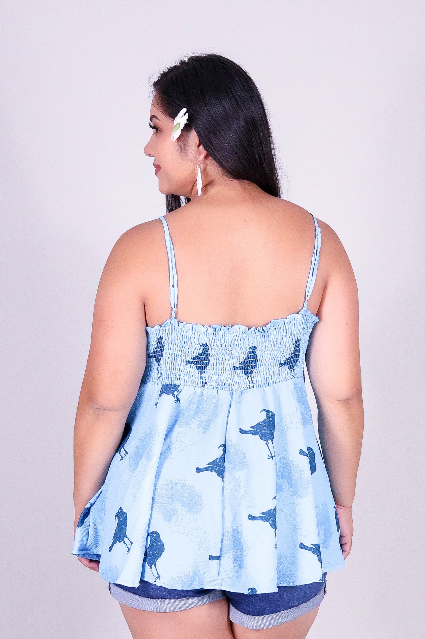 IIWI BIRD TIE FRONT TOP