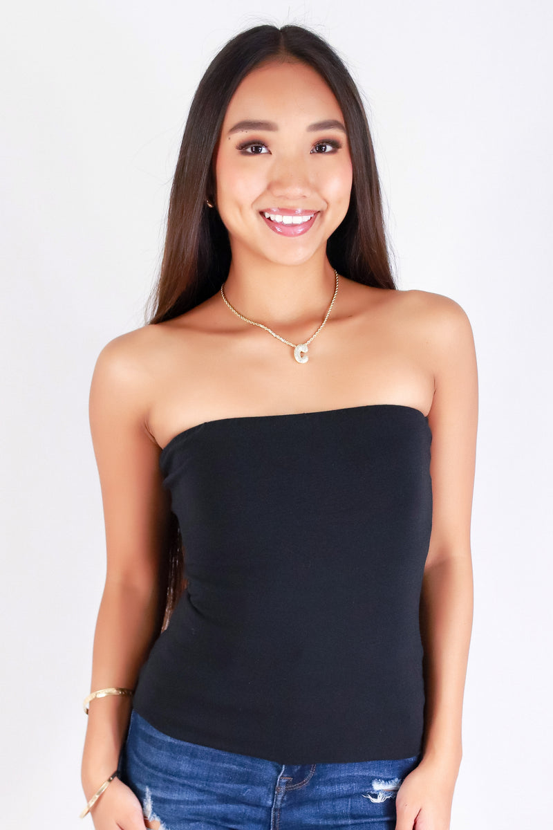 Jeans Warehouse Hawaii - SL CASUAL SOLID - TIME ALONE TUBE TOP | By ROSIO