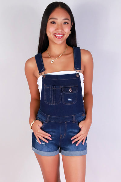 Jeans Warehouse Hawaii - DENIM SHORTALLS - DAYLIGHT DENIM SHORTALL | By WAX JEAN