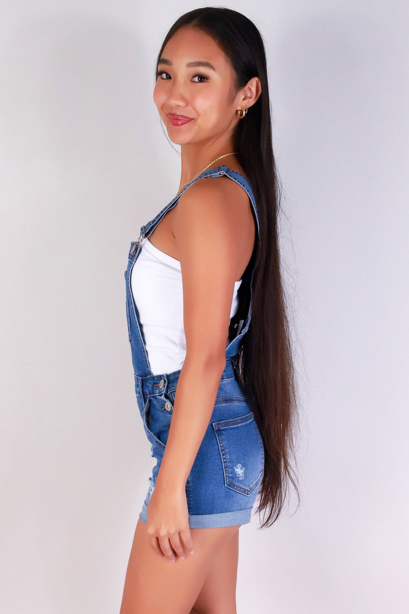 Jeans Warehouse Hawaii - DENIM SHORTALLS - WEEKEND DENIM SHORTALL | By WAX JEAN