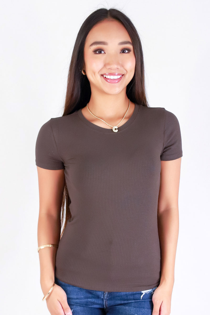 Jeans Warehouse Hawaii - S/S SOLID BASIC - SHE KNOWS BASIC TEE | By POPULAR 21