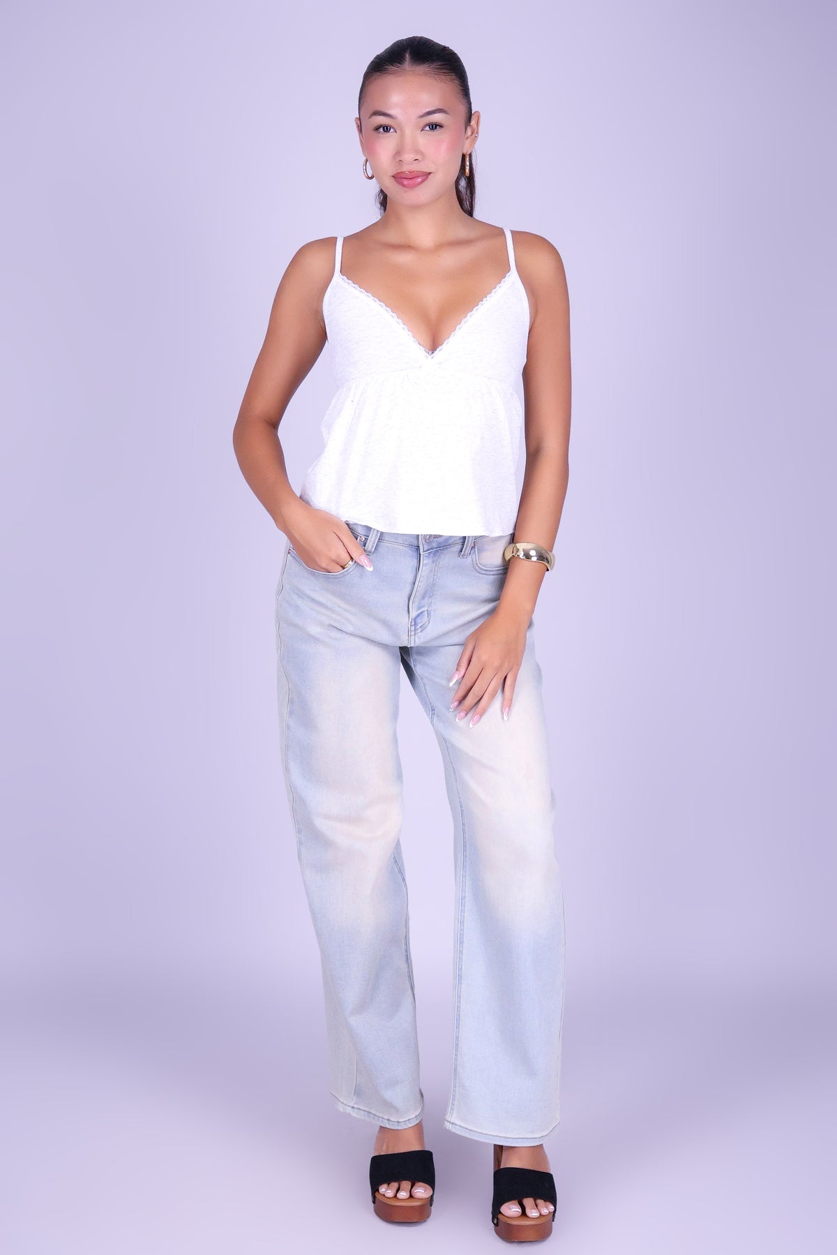 FLIRTY FIT BABYDOLL TOP