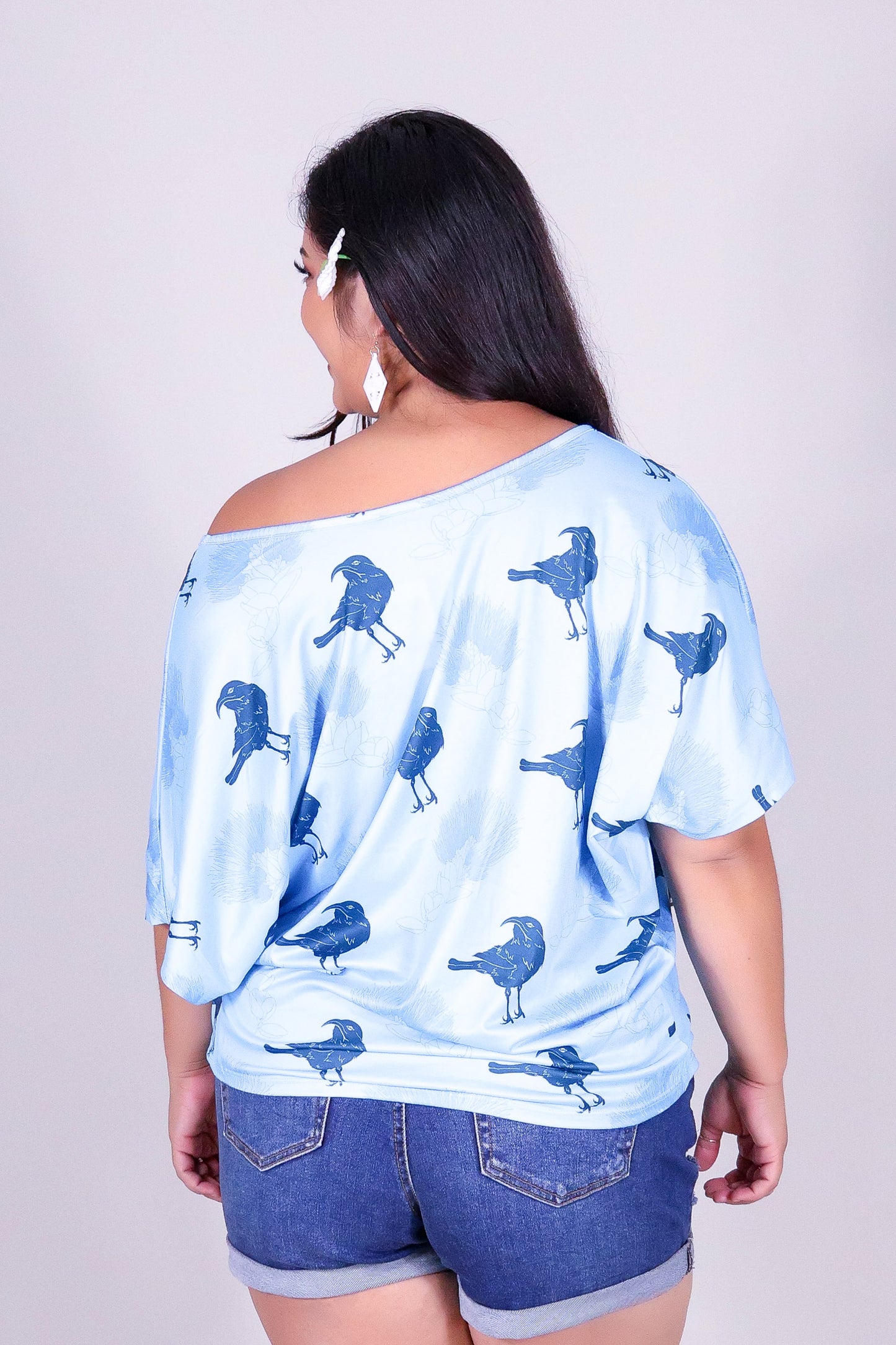 IIWI BIRD DOLMAN TOP