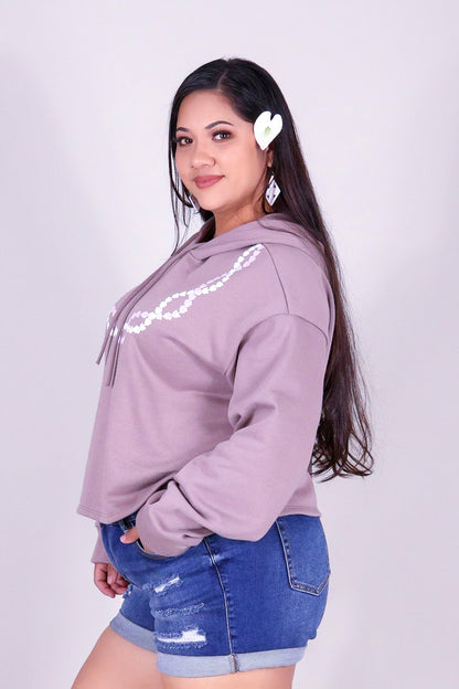 2 CROWN FLOWER LEI HOODIE