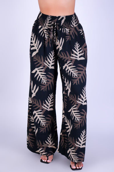 LAUA'E SMOCKED WAIST PANTS