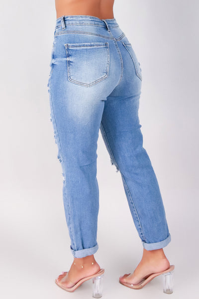 Jeans Warehouse Hawaii - JEANS - KIANA BOYFRIEND JEANS | By WAX JEAN