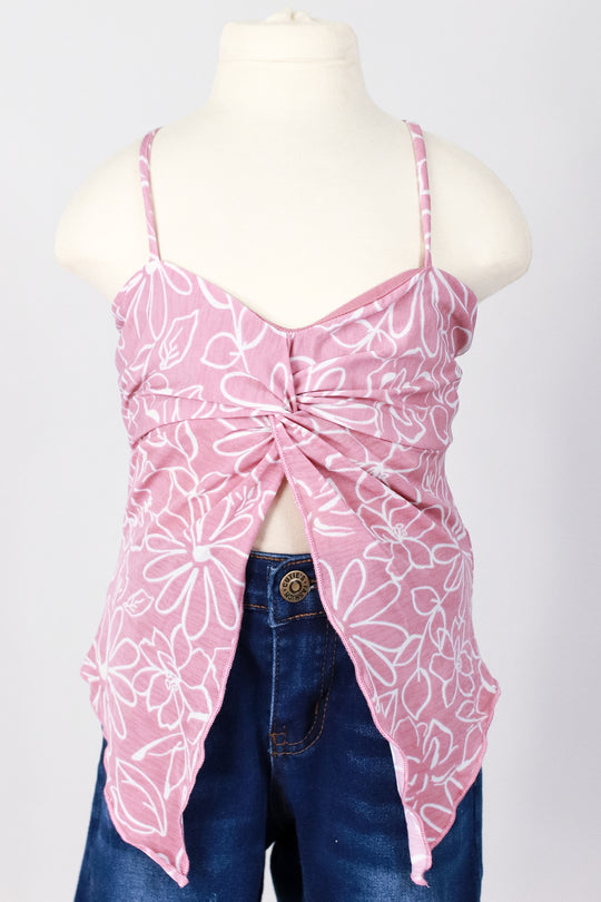 BEAUTIFUL BLOOM FLYAWAY TOP | KIDS SIZE 7 - 16
