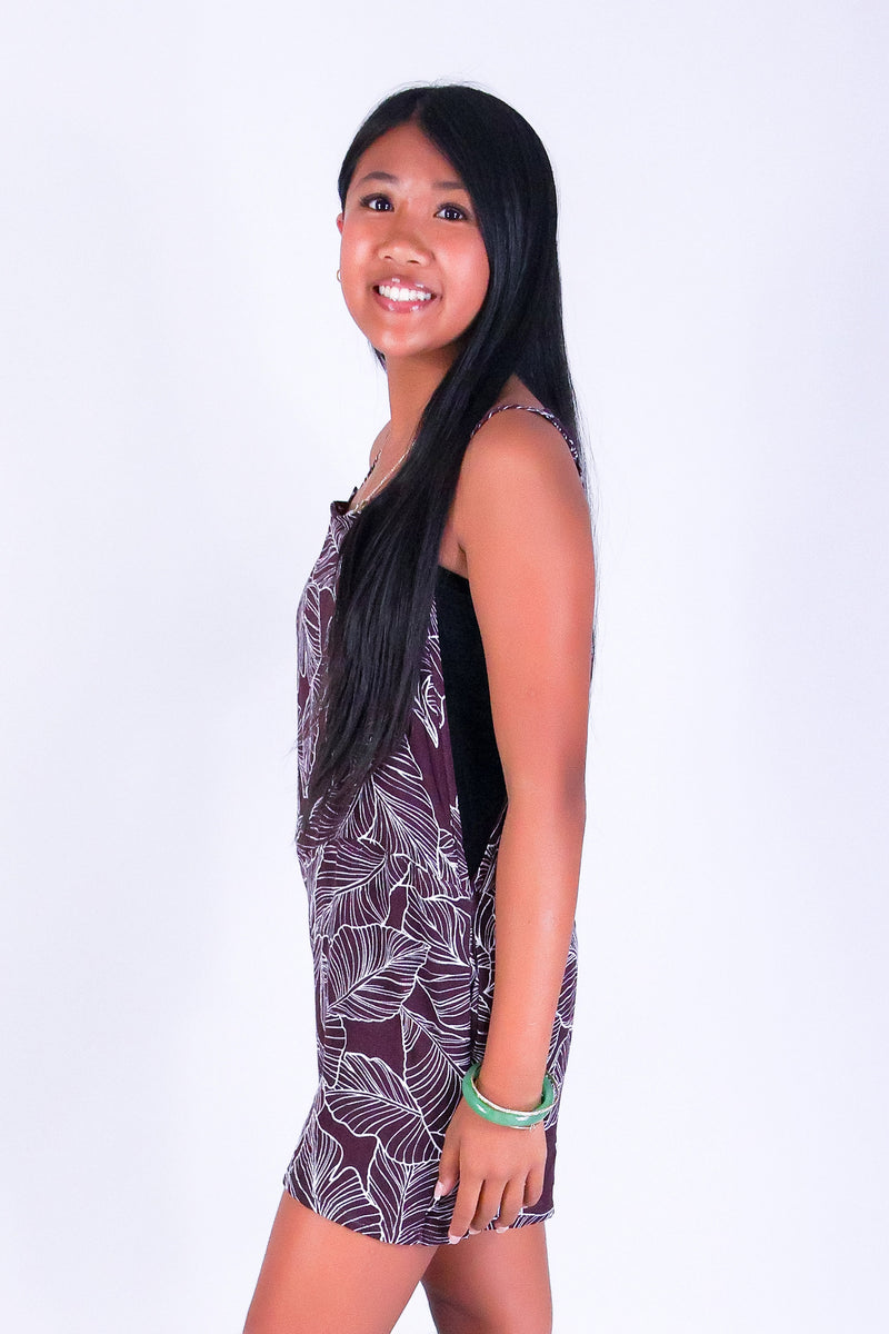 TROPICAL LEAF ROMPER | KIDS SIZE 2-16