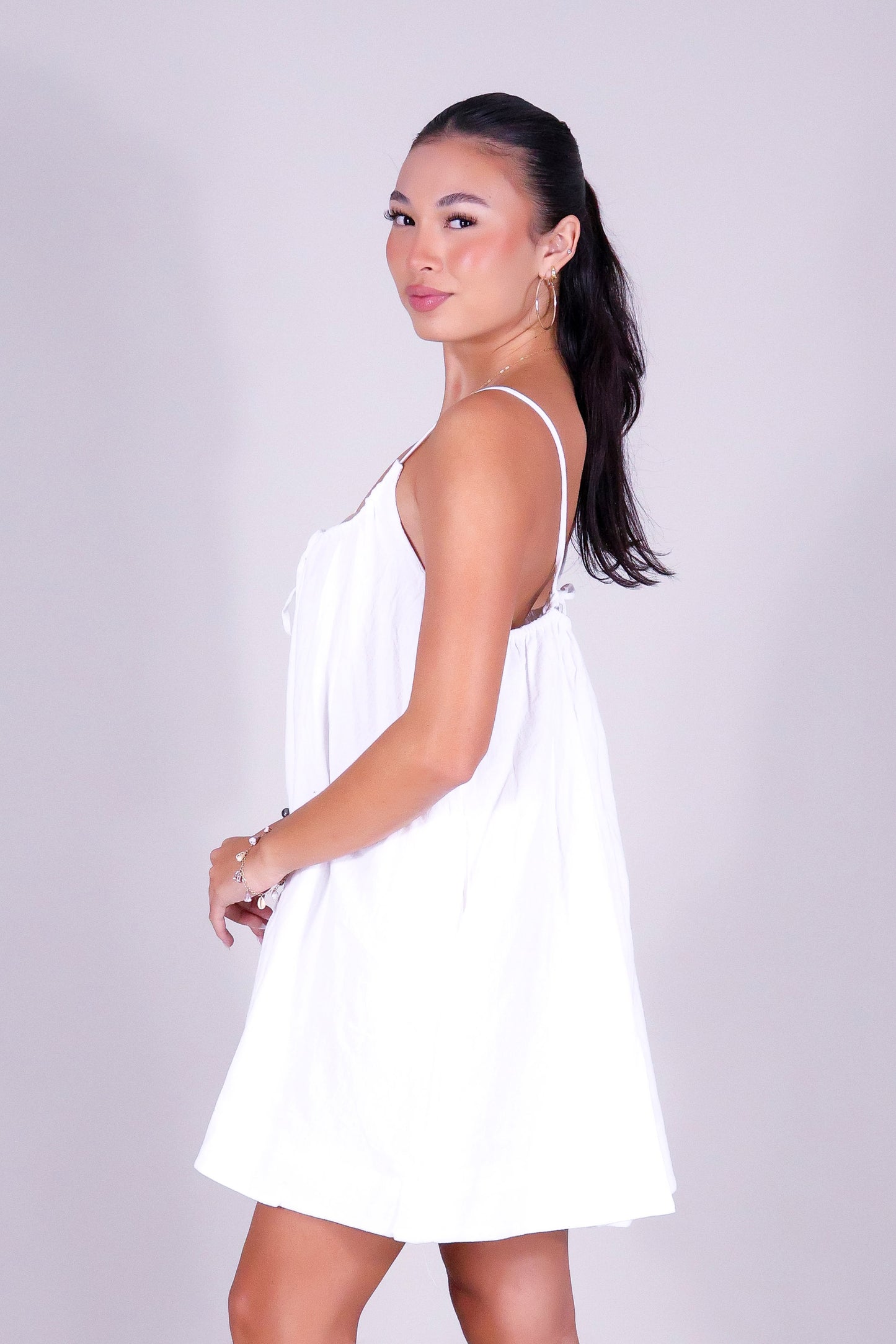 GOLDEN SWAY MINI DRESS