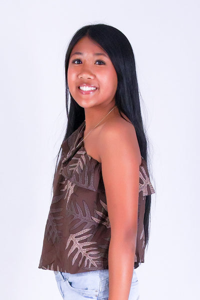 LAUA'E ONE SHOULDER TOP | KIDS SIZE 2-16