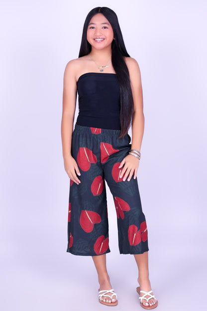 ANTHURIUM SHELL CAPRI'S | KIDS SIZE 2-16