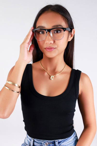 Jeans Warehouse Hawaii - CLEAR LENS SUNGLASSES - CLEAR HIPSTER GLASSES | By SUNNY SUNGLASS