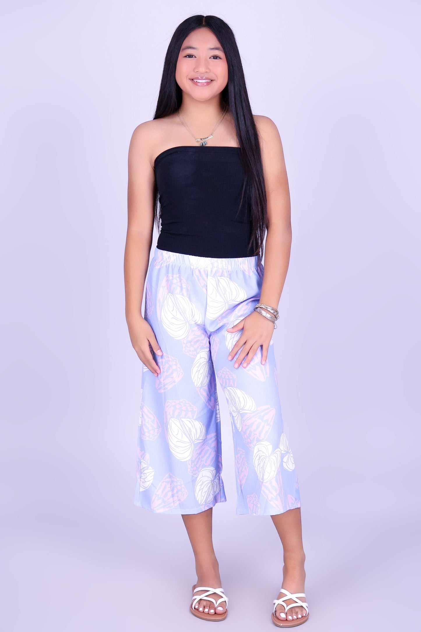 ANTHURIUM SHELL CAPRI'S | KIDS SIZE 2-16