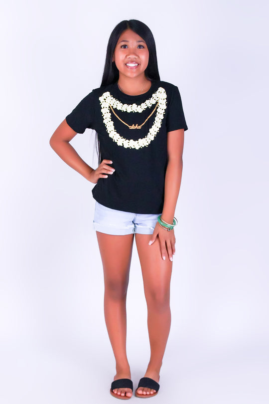 ALOHA PUAKENIKENI LEI TEE | KIDS SIZE 2-16