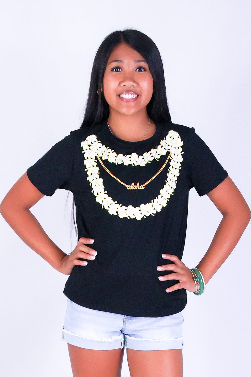 ALOHA PUAKENIKENI LEI TEE | KIDS SIZE 2-16