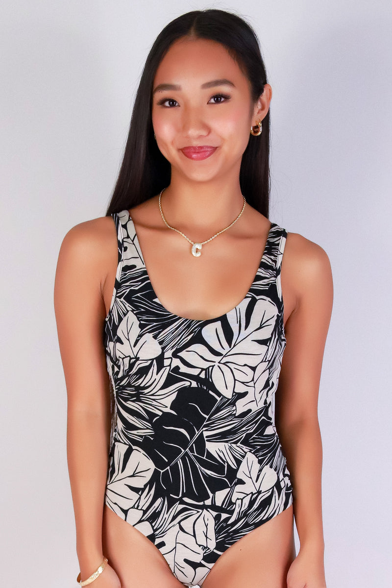 Jeans Warehouse Hawaii - Bodysuits - TROPIC DAZE BODYSUIT | By PAPERMOON/ B_ENVIED