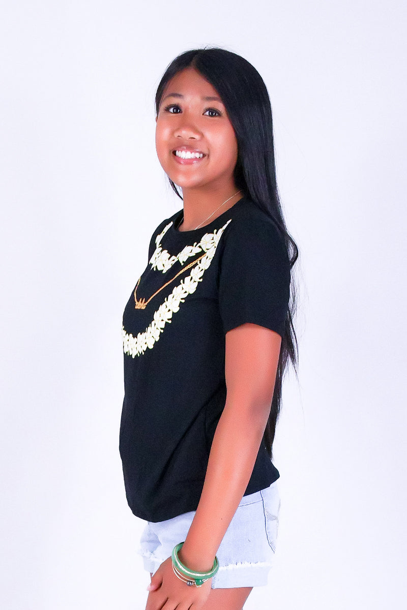 ALOHA PUAKENIKENI LEI TEE | KIDS SIZE 2-16
