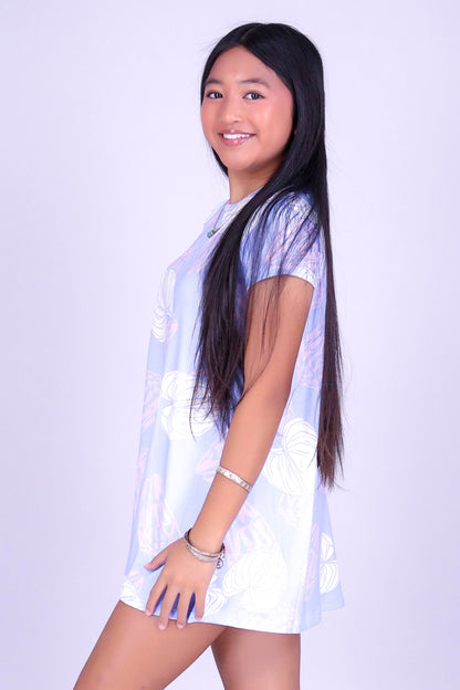 ANTHURIUM SHELL TRAPEZE DRESS | KIDS SIZE 2-16