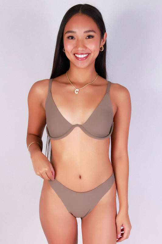 Jeans Warehouse Hawaii - MATCHING SEP BOTTM THONG - POOLSIDE PRINCESS BIKINI BOTTOM | By ANWND