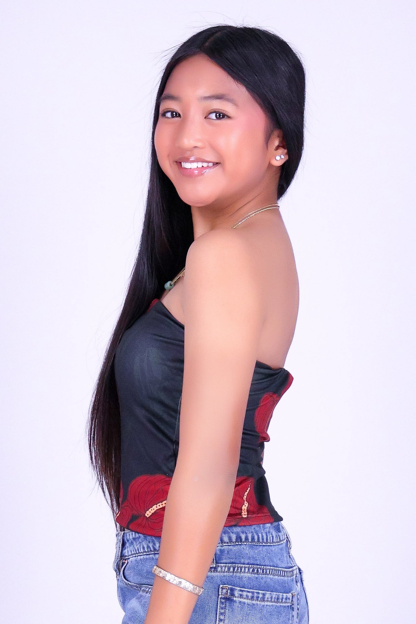ANTHURIUM SHELL TUBE TOP | KIDS SIZE 2-16