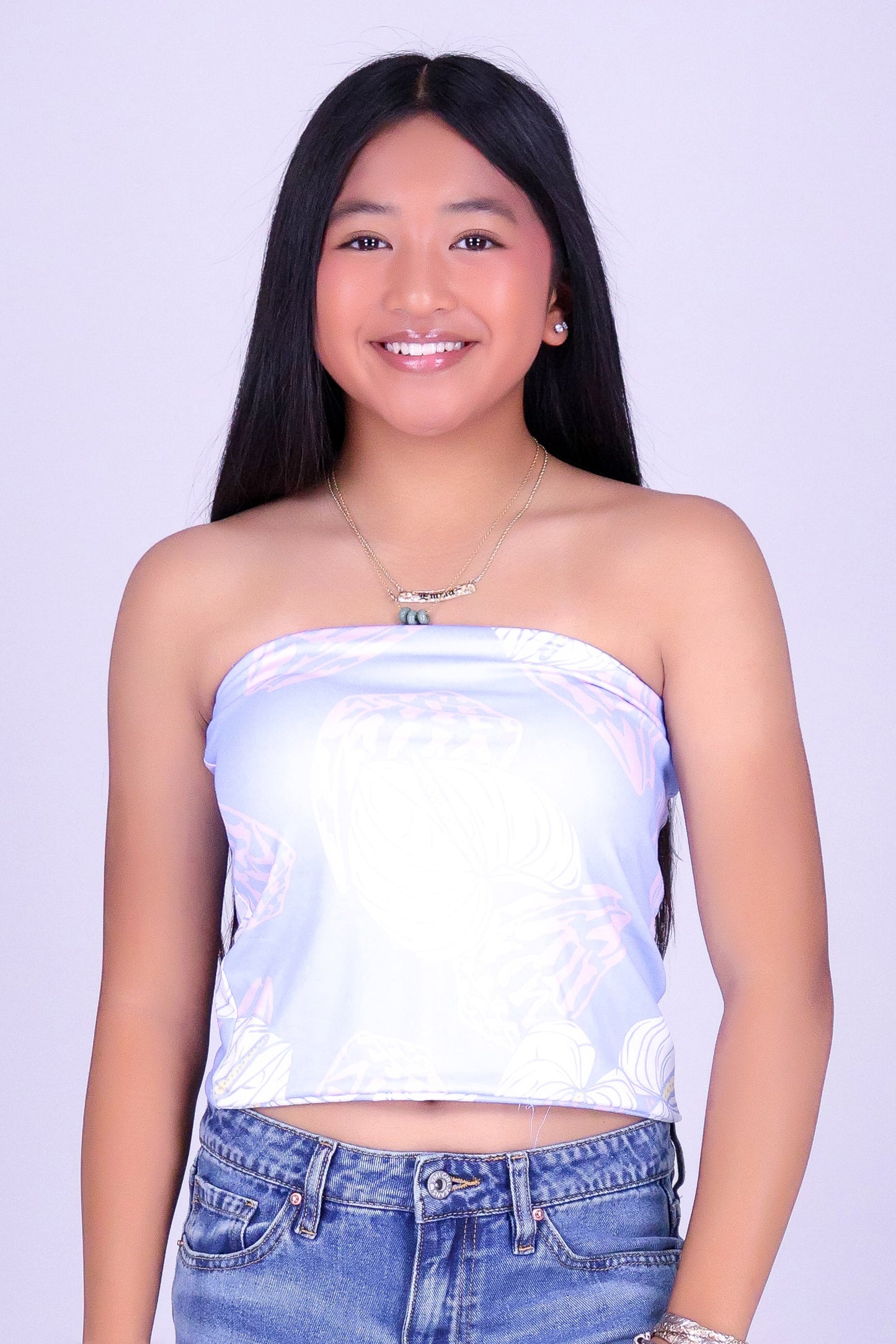 ANTHURIUM SHELL TUBE TOP | KIDS SIZE 2-16