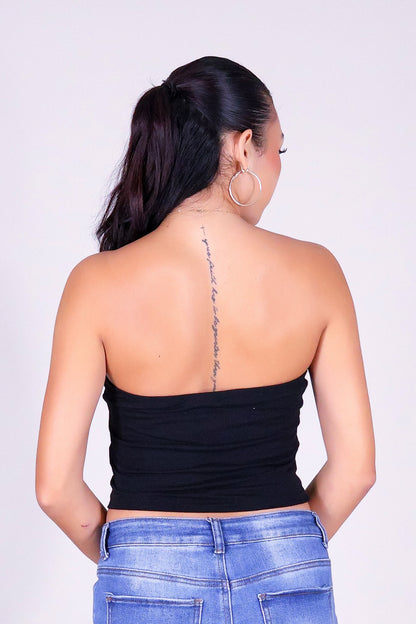 UNTIL FOREVER CROP TUBE TOP