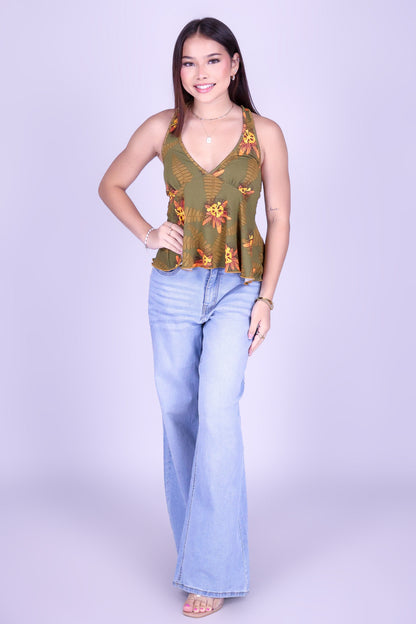 LILIKOI FERN HALTER TOP