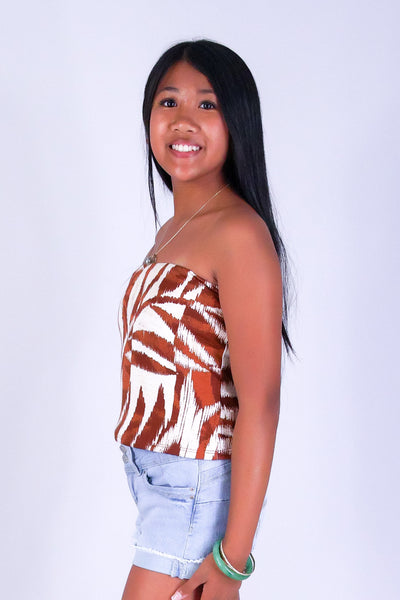 WATERCOLOR PARADISE TUBE TOP | KIDS SIZE 2-16