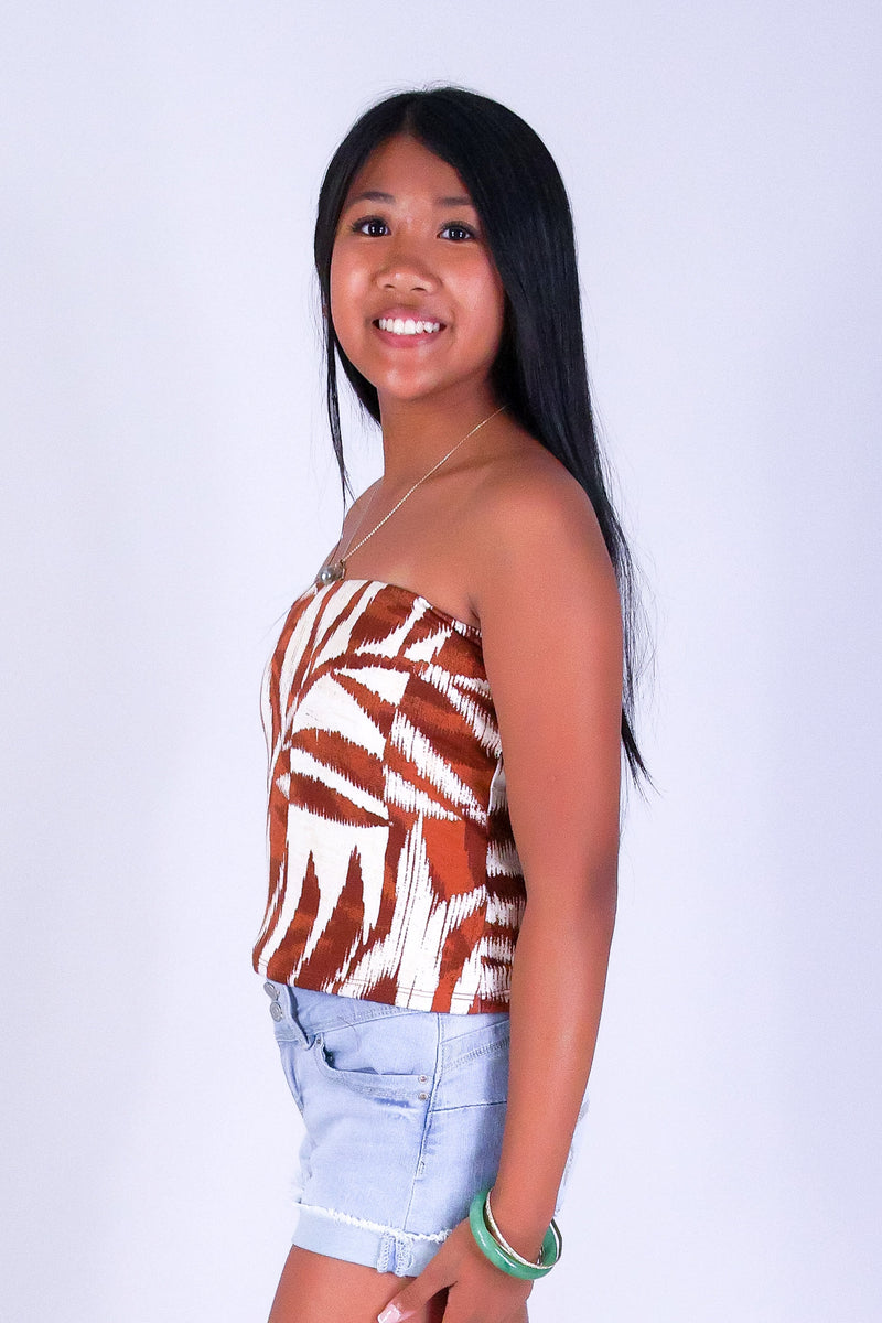 WATERCOLOR PARADISE TUBE TOP | KIDS SIZE 2-16