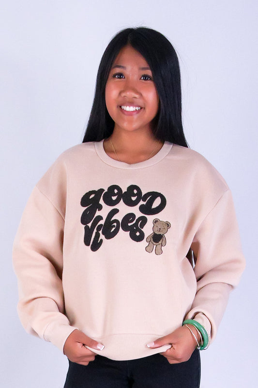 GOOD VIBES SWEATER | KIDS SIZE 2-16