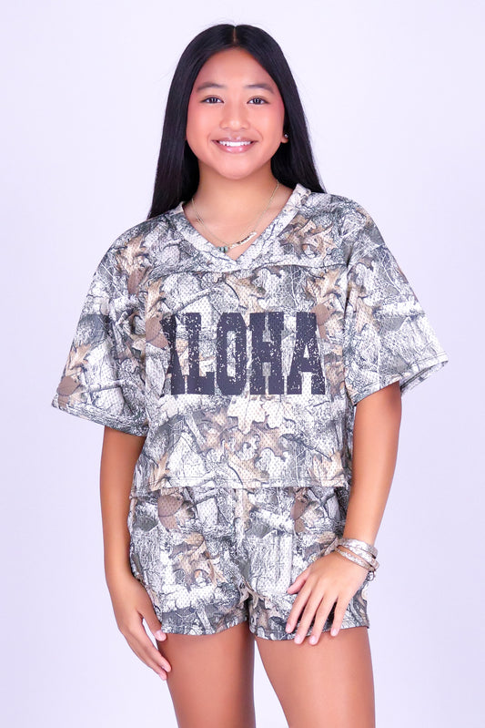 ALOHA DREAM TEAM CROP JERSEY | KIDS SIZE 2-16