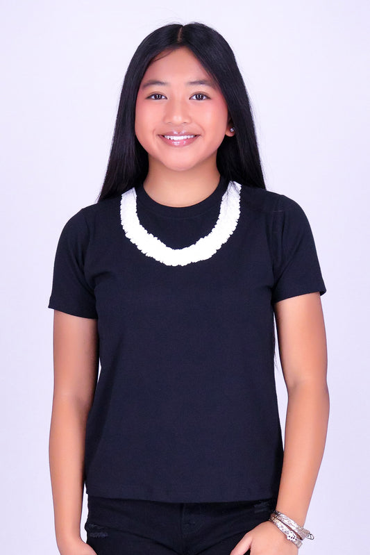 PIKAKE ROPE OVERSIZED LEI TEE | KIDS SIZE 2-16