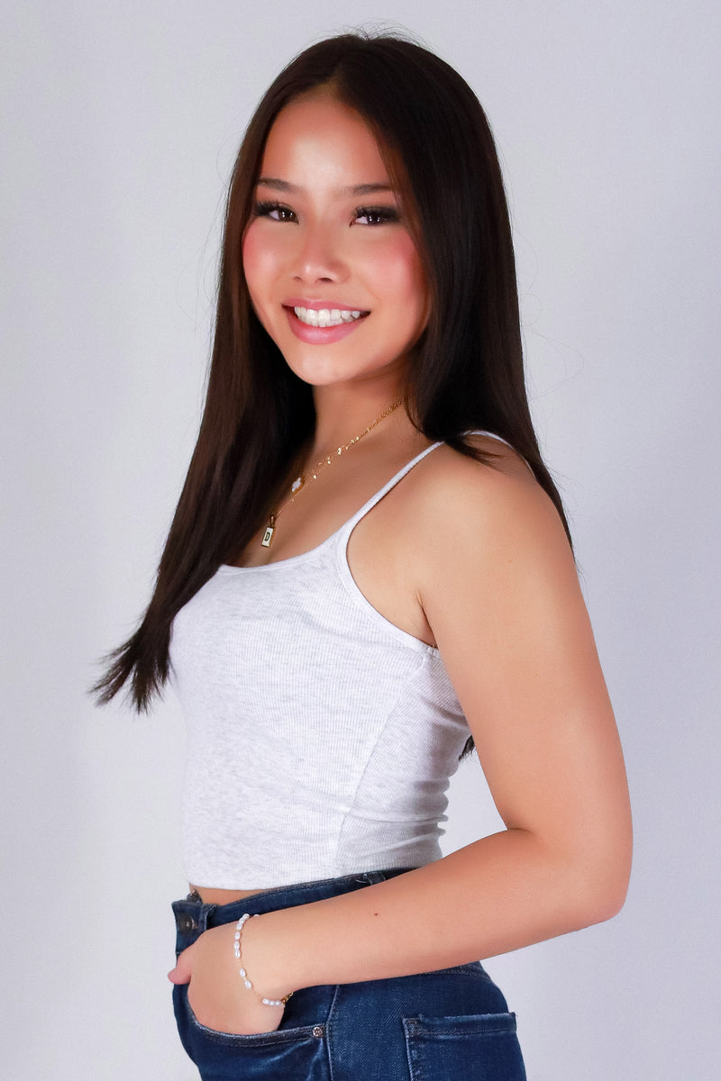 Jeans Warehouse Hawaii - TANK/TUBE SOLID BASIC - SWEETHEART RIBBED TOP | By CRESCITA APPAREL/SHINE I