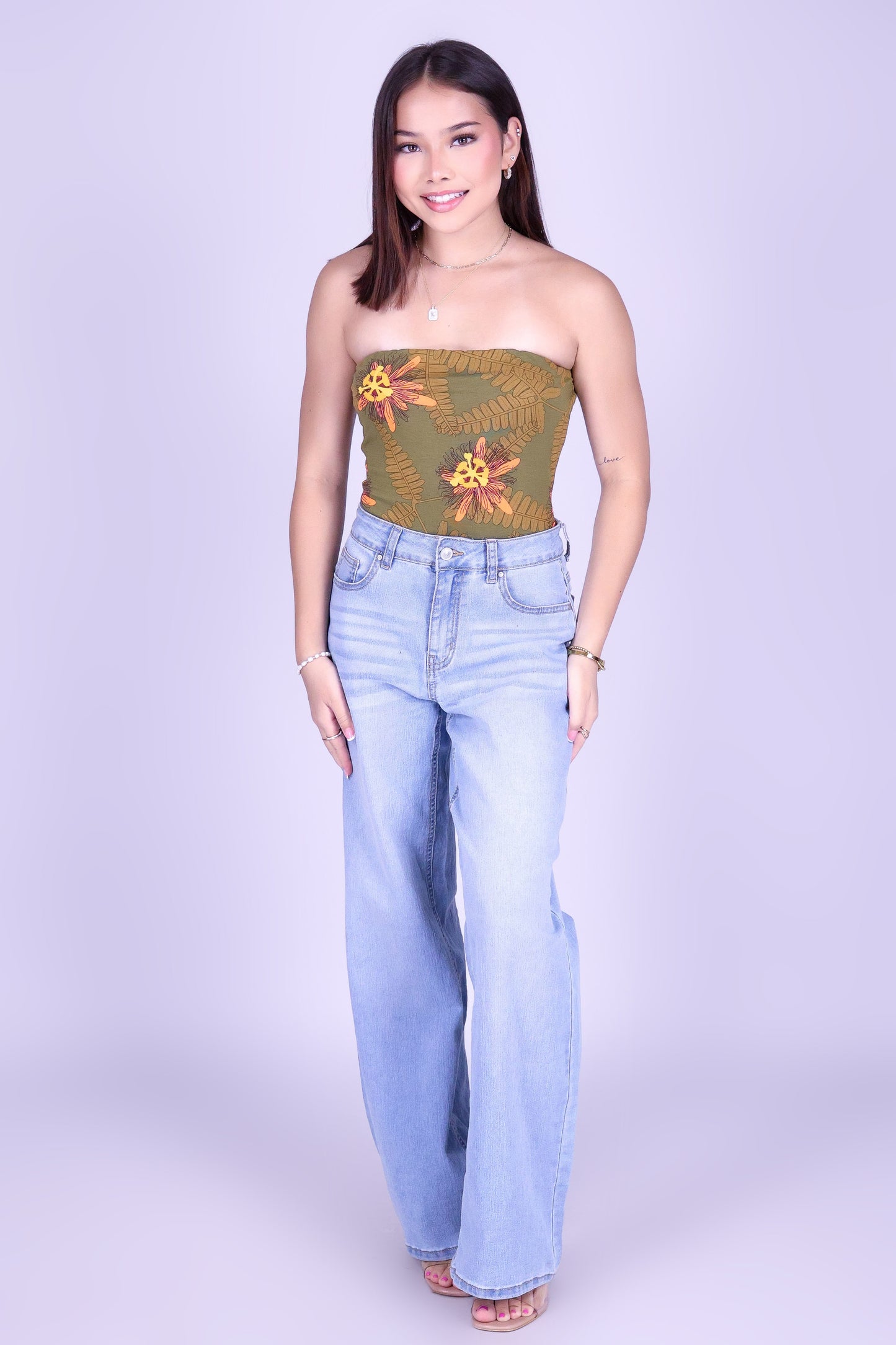 LILIKOI FERN TUBE BODYSUIT