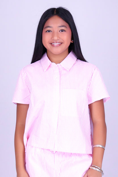HARBOR STRIPE BUTTON DOWN | KIDS SIZE 2-16