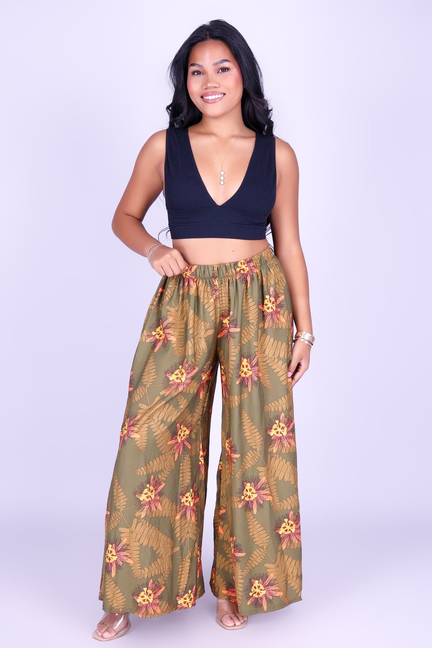 LILIKOI FERN PALAZZO PANTS