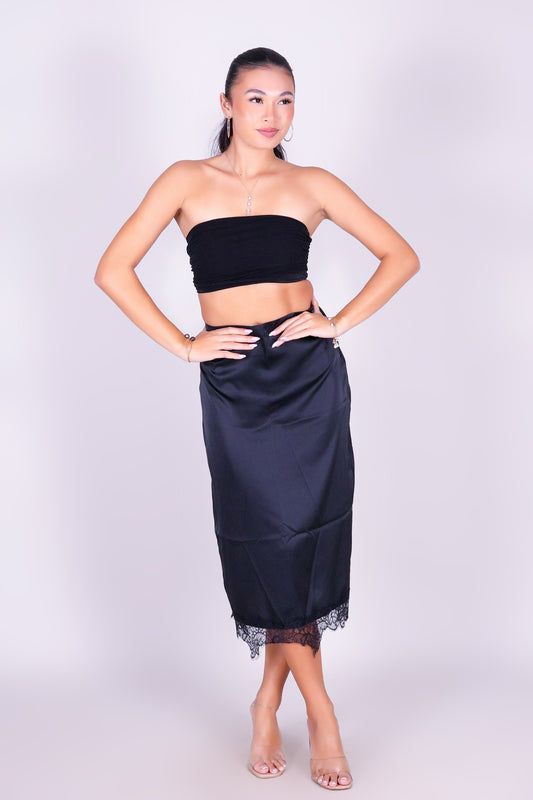 SOFT VEIL MAXI SKIRT