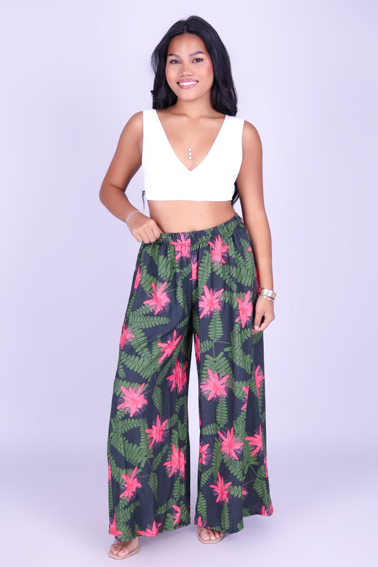 LILIKOI FERN PALAZZO PANTS