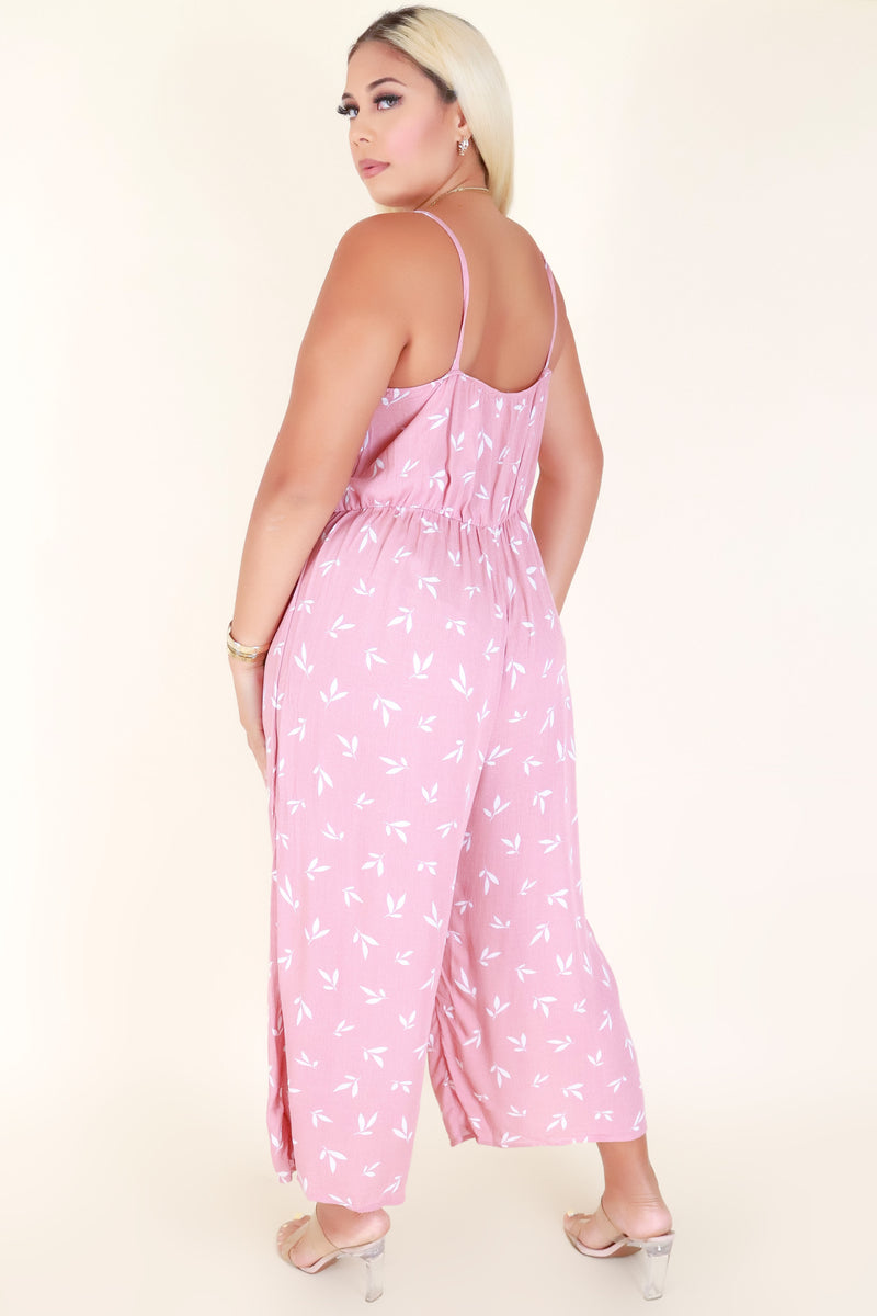 Jeans Warehouse Hawaii - PLUS PRINTED JUMPSUITS - MAKE A CALL JUMPSUIT | By ZENOBIA