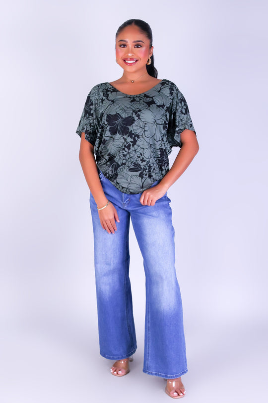 TROPIC MUSE DOLMAN TOP