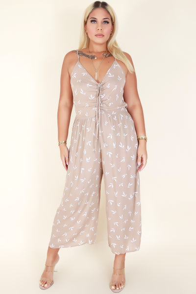 Jeans Warehouse Hawaii - PLUS PRINTED JUMPSUITS - MAKE A CALL JUMPSUIT | By ZENOBIA