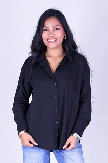 CLEAN CUT BUTTON UP TOP