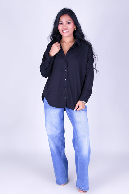 CLEAN CUT BUTTON UP TOP