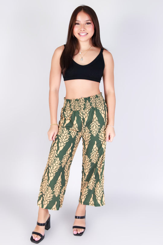 GINGER SMOCKED WAIST PANTS