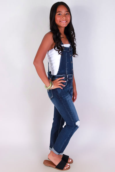 Jeans Warehouse Hawaii - DEN JEAN 7-16 - HIPPIE GIRL DENIM OVERALL | KIDS SIZE 7-16 | By ULTIMATE OFFPRICE