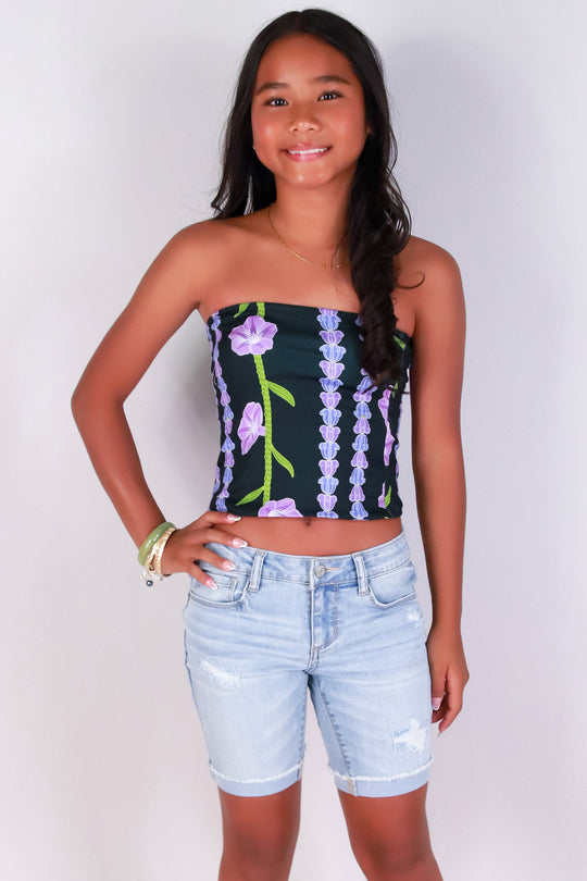 HIPPIE GIRL DENIM BERMUDA | KIDS SIZE 7-16